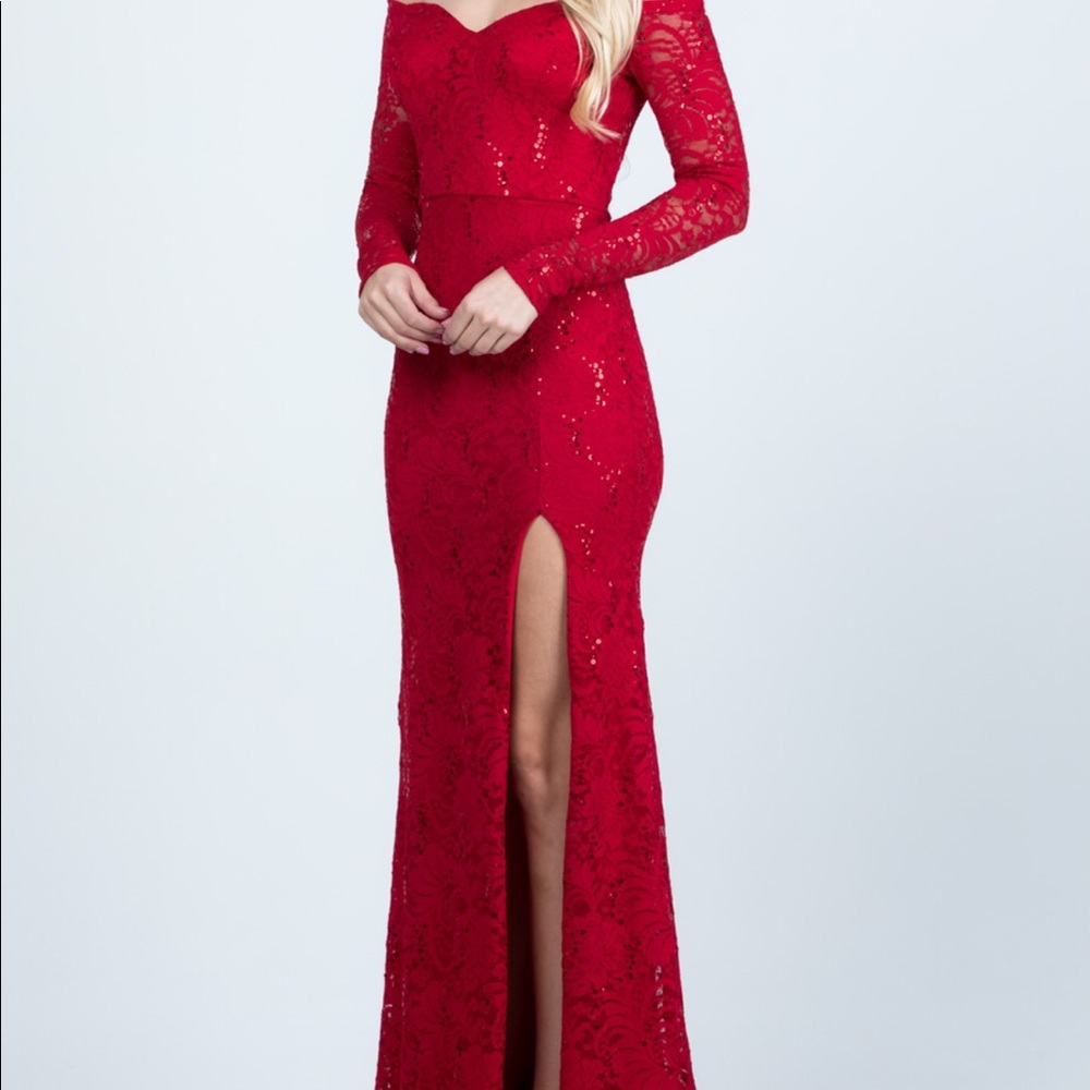 🆕PROM BRIDESMAIDS Off the Shoulder Sequin Dress